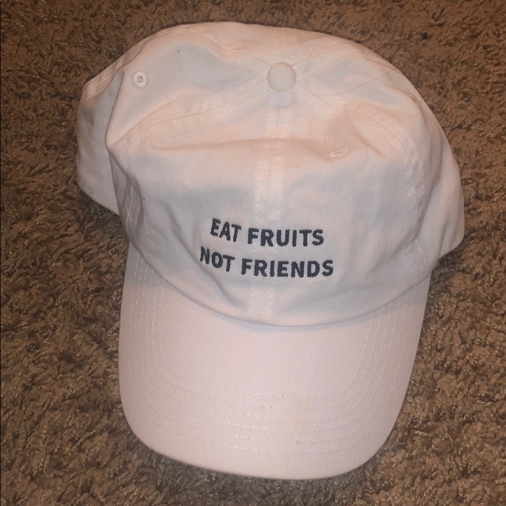 Eat Fruits Not Friends Hat